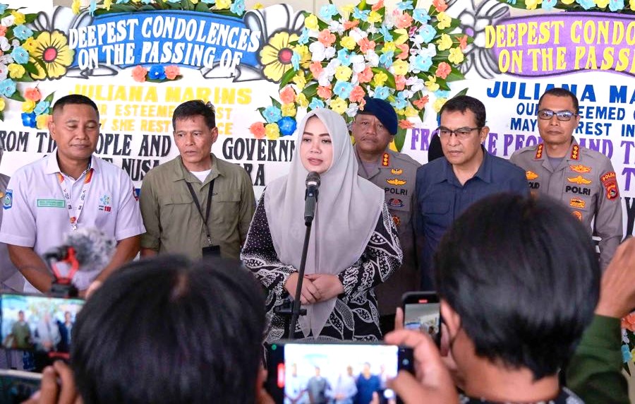 Pemerintah Provinsi NTB, menyatakan belasungkawa kepada keluarga dan kerabat Juliana Marins
