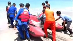 Tim SAR berhasil mengevakuasi jenazah tanpa identitas yang ditemukan di perairan Pantai Kerandangan, Senggigi